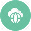 Cloud Network Worldwide Icon