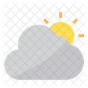 Weather Cloud Sun Icon
