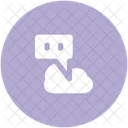 Cloud Network Chat Icon