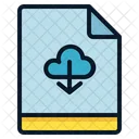 File Cloud Download Icon