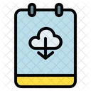 Note Cloud Download Icon