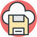 Cloud Floppy Data Icon