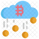 Cloud Cryptocurrency  Icon
