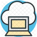 Cloud Connectivity Laptop Icon