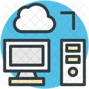 Cloud Connectivity Computer Icon
