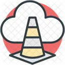 Cloud Cone Traffic Icon