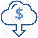 Cloud Dollar Sign Money Icon