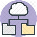 Cloud Folder Computing Icon