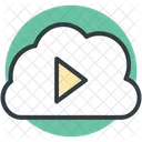 Cloud Media Storage Icon