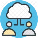 Cloud Computing Connecting Icon