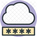 Cloud Security Password Icon