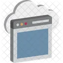 Cloud Forward Arrow Cloud Computing Icon