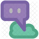 Cloud Network Chat Icon
