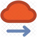 Cloud Network Forward Icon