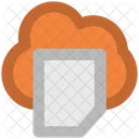 Cloud Document Network Icon