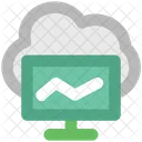 Cloud Network Monitor Icon