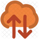 Cloud Network Arrows Icon