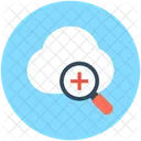 Cloud Search Magnifier Icon