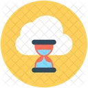 Cloud Hourglass Loading Icon