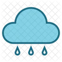 Cloud Drop Forcast Icon