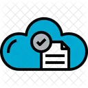 Cloud Document Check Icon