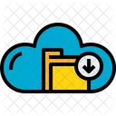 Cloud Folder Download Icon