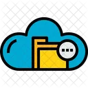 Cloud Folder Process Icon