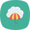 Cloud Protection Umbrella Icon