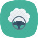 Cloud Diving Driving Icon