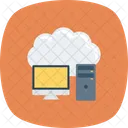 Cloud Computer Storage Icon