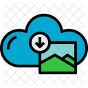 Cloud Picture Download Icon