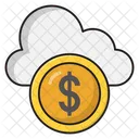 Cloud Dollar Database Icon