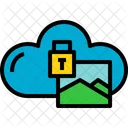 Cloud Picture Lock Icon