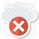 Cloud Error Remove Icon
