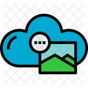 Cloud Picture Process Icon