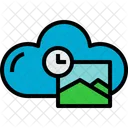 Cloud Picture Time Icon