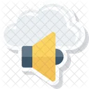 Cloud Sound Speaker Icon