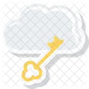 Cloud Internet Key Icon