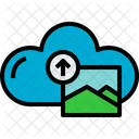 Cloud Picture Upload Icon