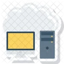 Cloud Computer Storage Icon