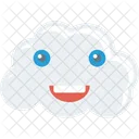 Cloud Emoji Face Icon