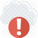 Cloud Error Storage Icon