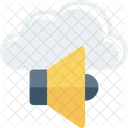 Cloud Sound Speaker Icon