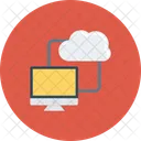 Cloud Computer Monitor Icon