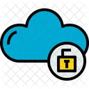 Cloud Unlock Cloudy Icon