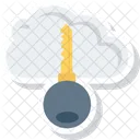 Cloud Internet Key Icon