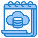 Cloud Database Server Icon