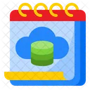Cloud Database Server Icon