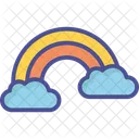 Cloud Forecast Rainbow Icon