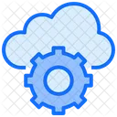 Cloud Computing Setting Icon